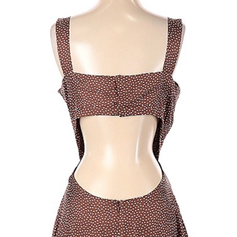Cult Gaia Women's Brown Faye Silk Darted Dress Small HOST PICK❣️ - Picture 6 of 16